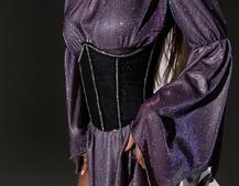 Сяючий комплект: сукня + корсет   Сяючий комплект: сукня + корсет   | PUSHKA SHOP