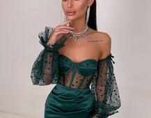 Улюблений комплект в новому виконанні: корсет бюстьє з об’ємними рукавами + спідниця міні | PUSHKA SHOP