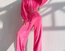 Велюровий комплект трійка: кофта + корсет на блискавці+ штани Велюровий комплект трійка: кофта + корсет на блискавці+ штани | PUSHKA SHOP