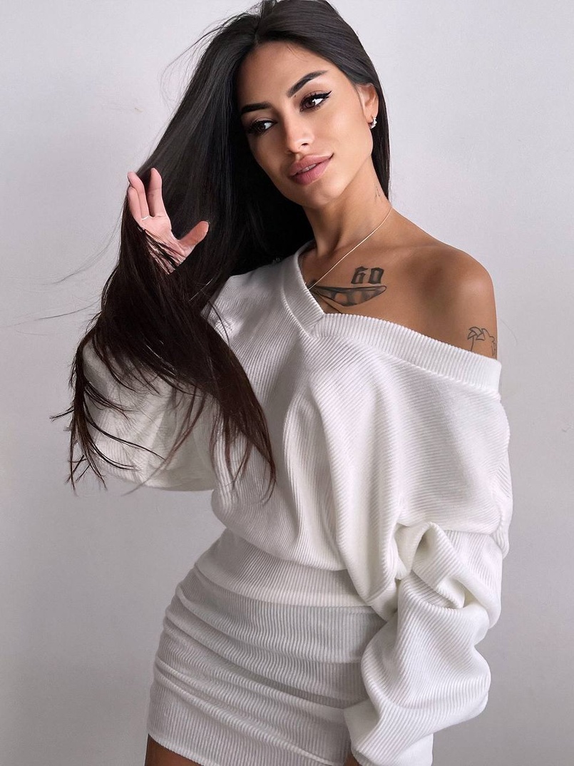 Сукня міні із теплого трикотажу | PUSHKA SHOP