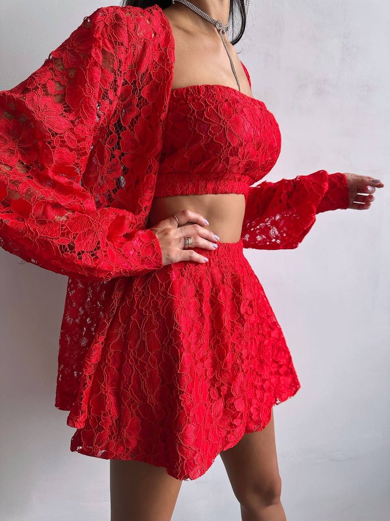 Мереживний комплект трійка  Мереживний комплект трійка  | PUSHKA SHOP