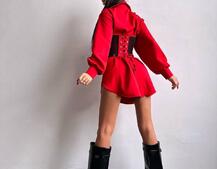 Приталена сорочка + корсет  | PUSHKA SHOP