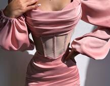 Комплект: корсет, декорований стразами   + спідниця міні з драпіруванням  Комплект: корсет, декорований стразами   + спідниця міні з драпіруванням  | PUSHKA SHOP