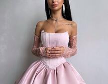 Комплект: корсет з рукавичками + спідниця  | PUSHKA SHOP
