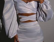 Атласний комплект, бахромою зі стразами  Ручна робота, прикраса пришита  Атласний комплект, бахромою зі стразами  Ручна робота, прикраса пришита  | PUSHKA SHOP