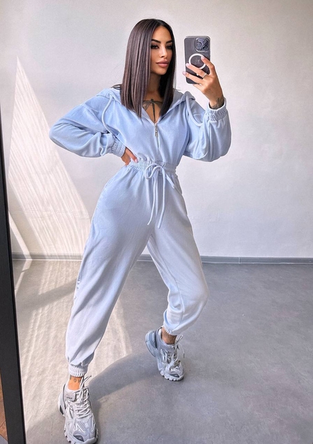 Велюровий комбінезон   | PUSHKA SHOP