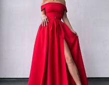 Сукня максі з відкритими плечима  Сукня максі з відкритими плечима  | PUSHKA SHOP