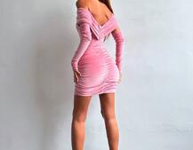 Оксамитова корсетна сукня міні, декорована стразами     Ручна робота  Оксамитова корсетна сукня міні, декорована стразами     Ручна робота  | PUSHKA SHOP