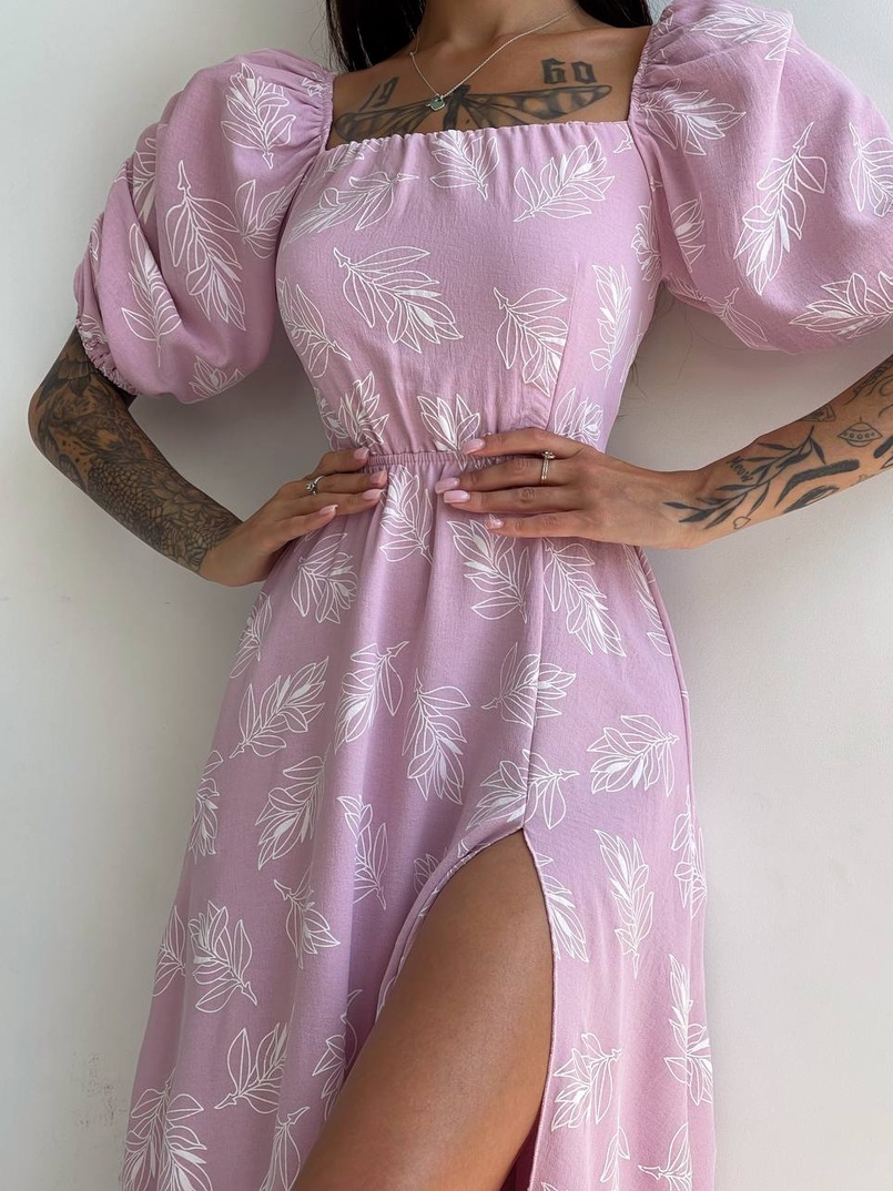 Улюблена сукня міді зі шнурівкою на спинці в нових кольорах Улюблена сукня міді зі шнурівкою на спинці в нових кольорах | PUSHKA SHOP