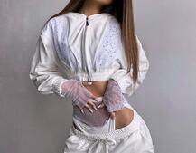 Велюровий комплект декорований стразами( бомбер+ рукавички+ штани + трусики) Велюровий комплект декорований стразами( бомбер+ рукавички+ штани + трусики) | PUSHKA SHOP