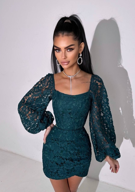 Мереживний комплект: корсет + спідниця міні Мереживний комплект: корсет + спідниця міні | PUSHKA SHOP