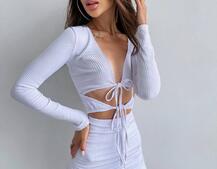 Трикотажна сукня з присбореною спідницею | PUSHKA SHOP