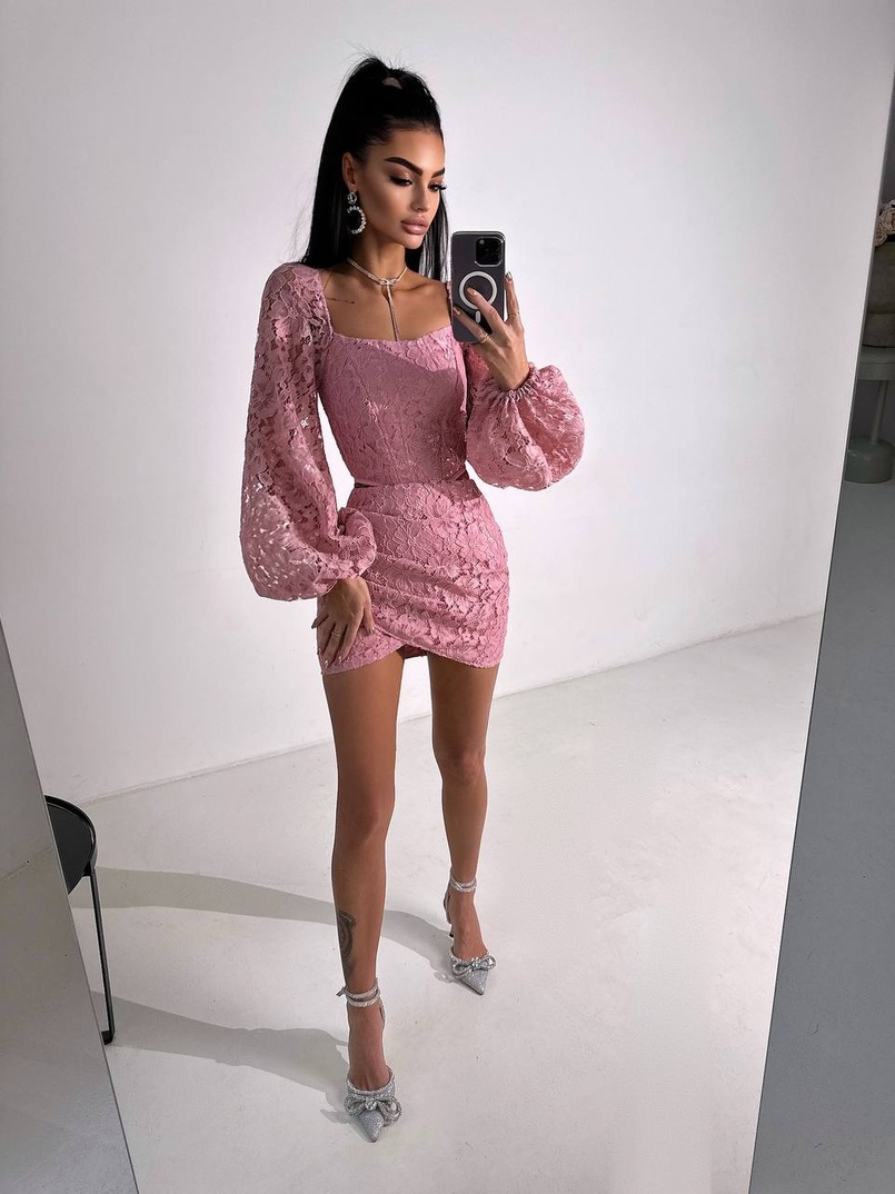 Мереживний комплект: корсет + спідниця міні Мереживний комплект: корсет + спідниця міні | PUSHKA SHOP