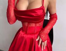 Атласний комплект: корсет + спідниця максі Атласний комплект: корсет + спідниця максі | PUSHKA SHOP