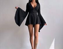 Ромпер з розкльошеними рукавами  Ромпер з розкльошеними рукавами  | PUSHKA SHOP