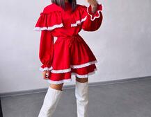 Сукня декорована мереживом Сукня декорована мереживом | PUSHKA SHOP