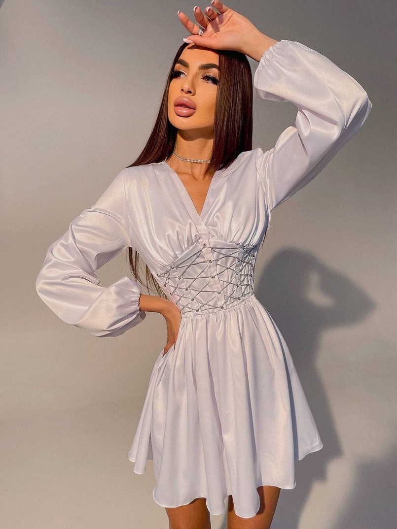 Корсетное платье с пышной юбкой   Корсетное платье с пышной юбкой   | PUSHKA SHOP