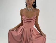 Атласний комплект: корсет + спідниця максі  | PUSHKA SHOP