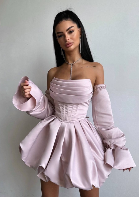 Комплект : корсет з рукавами  + спідниця балон  | PUSHKA SHOP