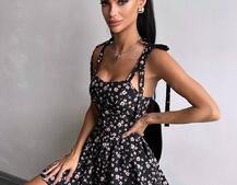 Корсетна сукня з подвійною спідницею  | PUSHKA SHOP