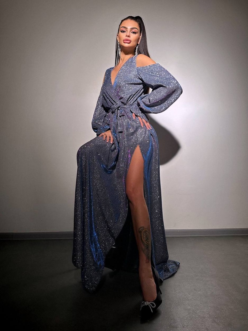 Сяюча сукня максі Сяюча сукня максі | PUSHKA SHOP