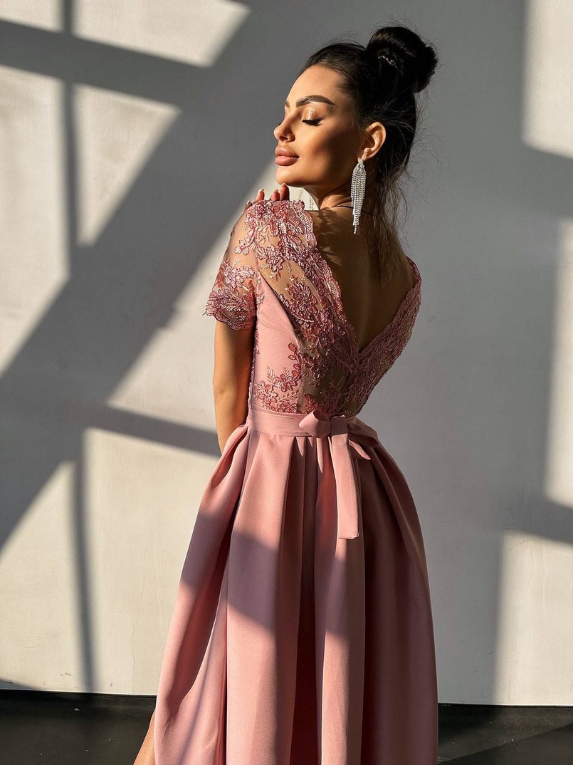 Сукня максі з мереживом  Сукня максі з мереживом  | PUSHKA SHOP