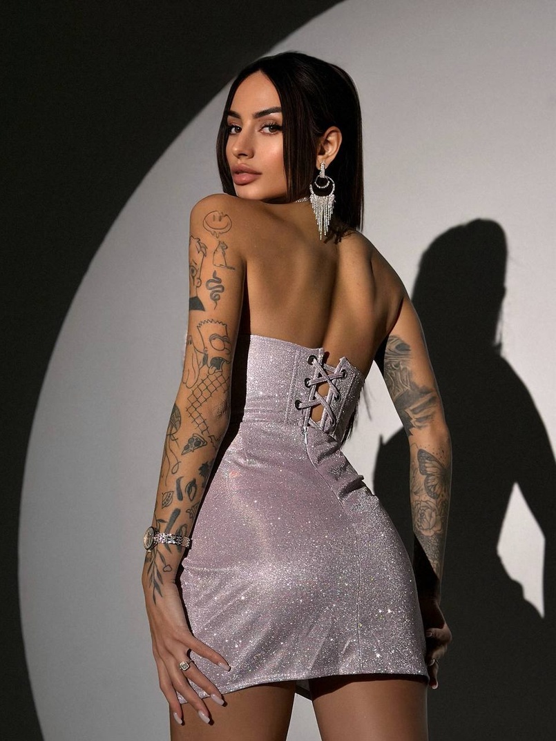 Сяючий комплект: корсет + спідниця   | PUSHKA SHOP