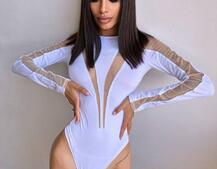 Боді із вставками сітки Боді із вставками сітки | PUSHKA SHOP