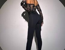 Комплект: мереживний корсет з чашечками + легінси зі штрипками + піджак Комплект: мереживний корсет з чашечками + легінси зі штрипками + піджак | PUSHKA SHOP