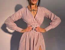 Блискуча сукня з корсетом Блискуча сукня з корсетом | PUSHKA SHOP