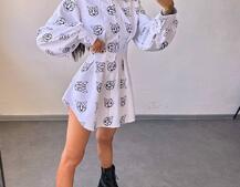 Приталена сорочка з принтом Приталена сорочка з принтом | PUSHKA SHOP