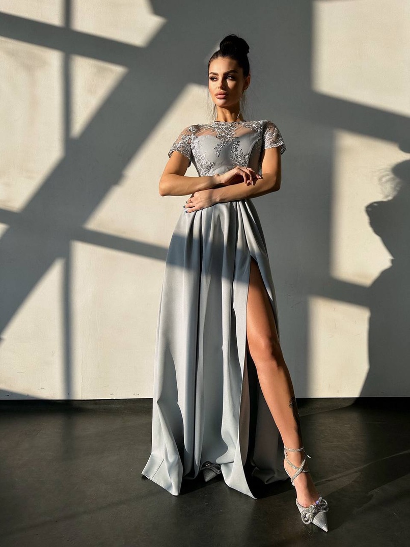 Сукня максі з мереживом  Сукня максі з мереживом  | PUSHKA SHOP