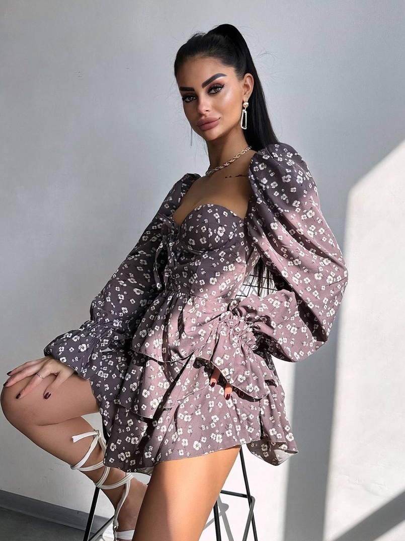 Корсетна сукня -бюстьє з пишною спідницею  Корсетна сукня -бюстьє з пишною спідницею  | PUSHKA SHOP