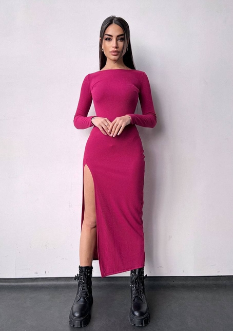 Плаття міді зі шнурівкою | PUSHKA SHOP