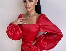 Атласний  комплект: корсет + спідниця з драпіруванням Атласний  комплект: корсет + спідниця з драпіруванням | PUSHKA SHOP