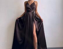 Атласна сукня максі  | PUSHKA SHOP