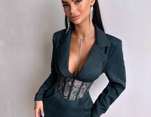 Комплект: сукня піджак + корсет  | PUSHKA SHOP