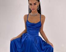 Атласний комплект: корсет + спідниця максі Атласний комплект: корсет + спідниця максі | PUSHKA SHOP