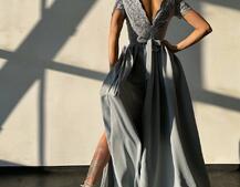 Сукня максі з мереживом  Сукня максі з мереживом  | PUSHKA SHOP