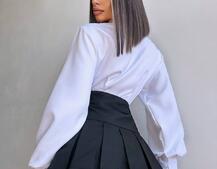 Комплект: спідниця з гетрами + сукня-сорочка  | PUSHKA SHOP