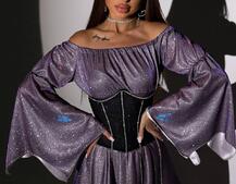 Сяючий комплект: сукня + корсет   Сяючий комплект: сукня + корсет   | PUSHKA SHOP