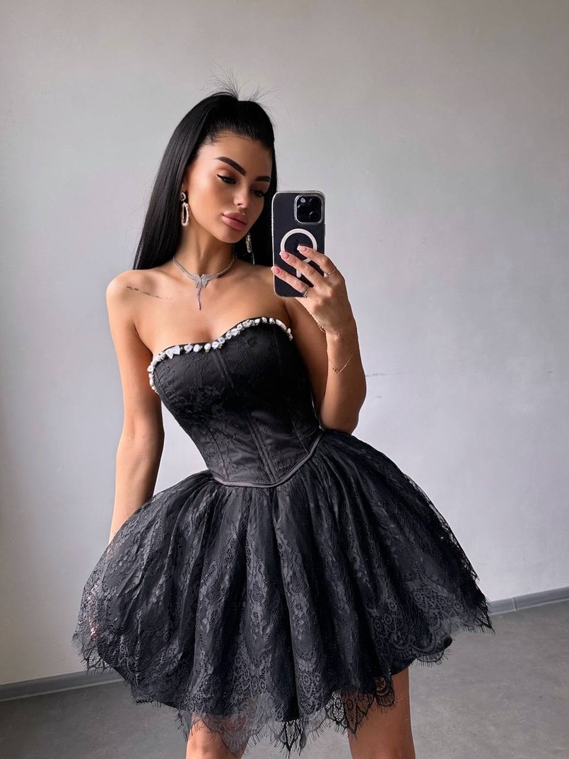 Романтичний комплект із корсета та мереживної спідниці ✨ | PUSHKA SHOP