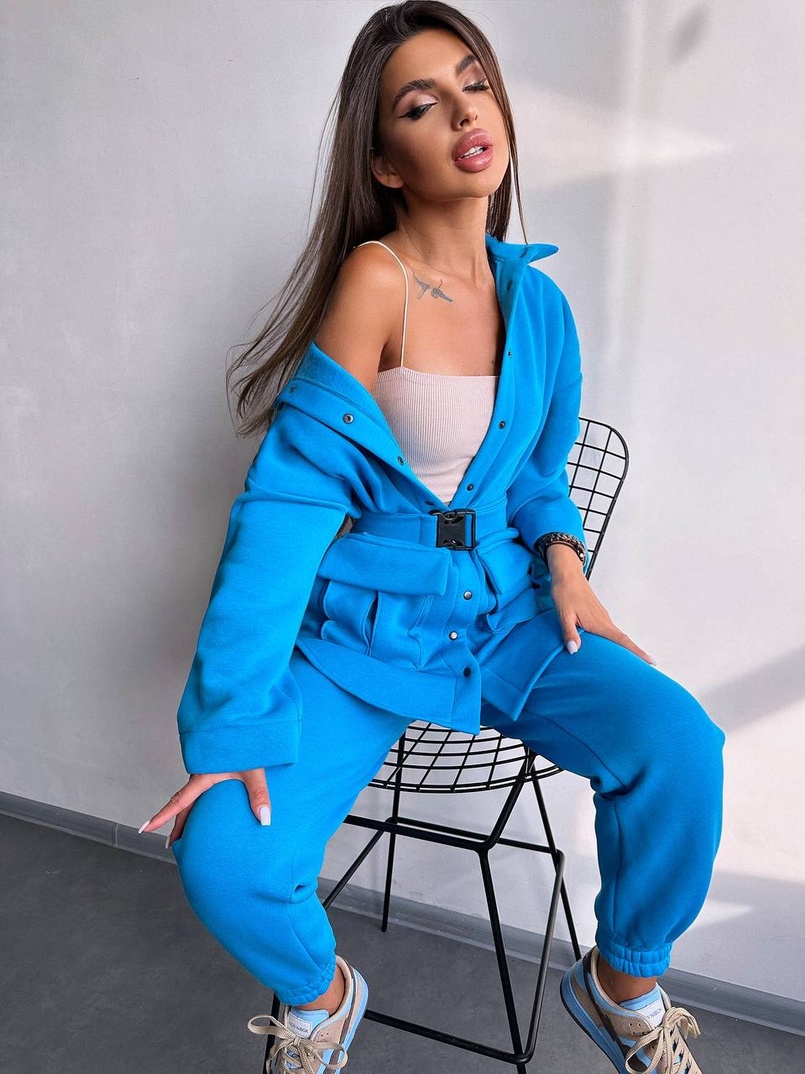 Комплект: тепла сорочка на кнопках + джоггери Комплект: тепла сорочка на кнопках + джоггери | PUSHKA SHOP