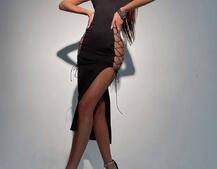 Платье миди со шнуровкой.  Размер вырезов можно регулировать  Платье миди со шнуровкой.  Размер вырезов можно регулировать  | PUSHKA SHOP