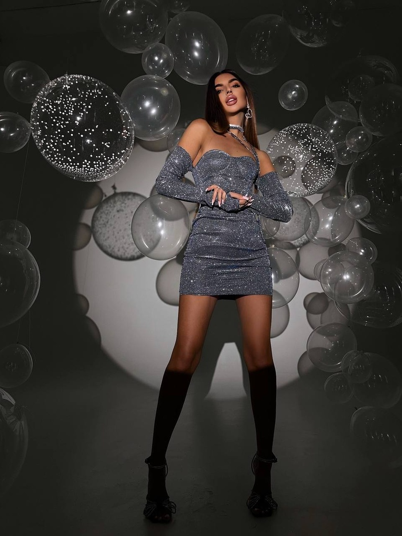 Сяюча корсетна сукня бюстьє | PUSHKA SHOP