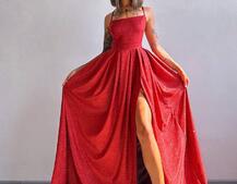 Сяюча сукня максі  зі шнурівкою на спинці Сяюча сукня максі  зі шнурівкою на спинці | PUSHKA SHOP