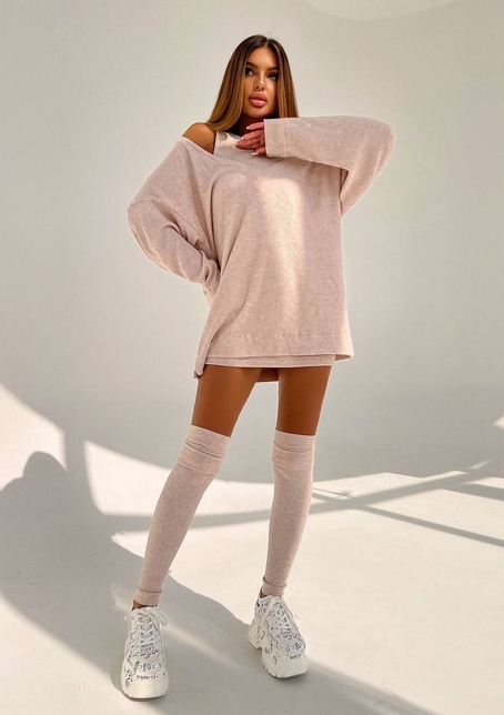 Трикотажна сукня-двійка + гетри  | PUSHKA SHOP