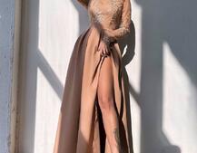 Сукня максі з мереживом  Сукня максі з мереживом  | PUSHKA SHOP