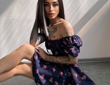 Сукня- міні у квітковий принт Сукня- міні у квітковий принт | PUSHKA SHOP