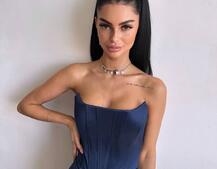 Корсетна сукня міді  | PUSHKA SHOP